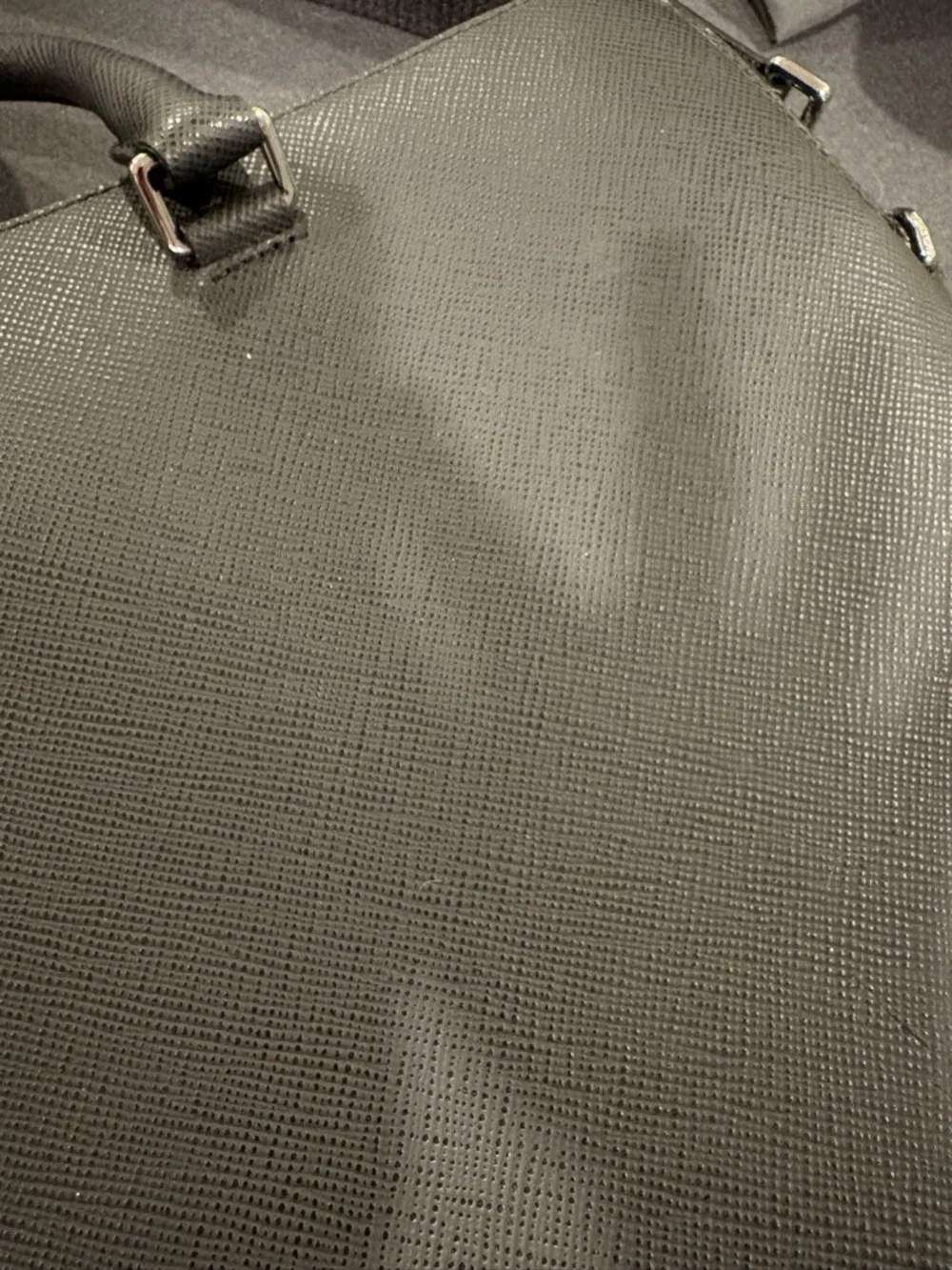 Michael Kors Black Saffiano Leather Briefcase with Shoulder Strap
